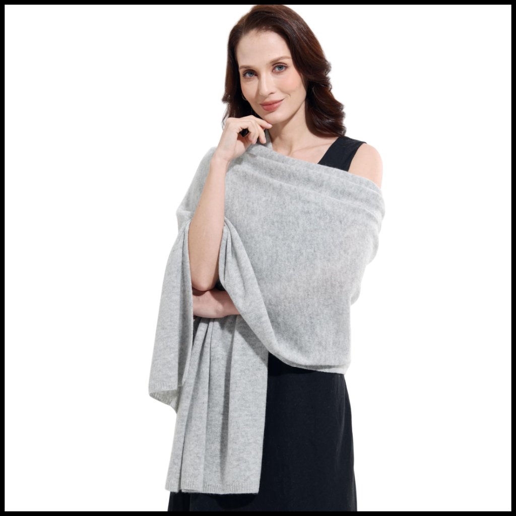 Soft Cashmere Blend Wrap Stole Extra Large Travel Chic Elegant Shawl